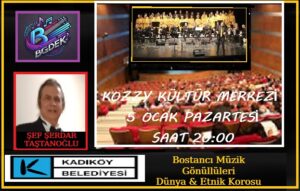 KOZZY KÜLTÜR MERKEZİ’NDE MUHTEŞEM BİR  KIŞ KONSERİ 5 OCAK 2026