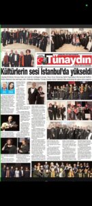 İstanbul Kültürler Korosu’ndan üst üste iki muhteşem konser. Koro önce Ümraniye Şehit Kaymakam Muhammet Safitürk Kültür Merkezi’nde sahneye çıktı. Ardından Maltepe Türkan Saylan Kültür Merkezi’nde unutulmaz bir gece daha yaşandı